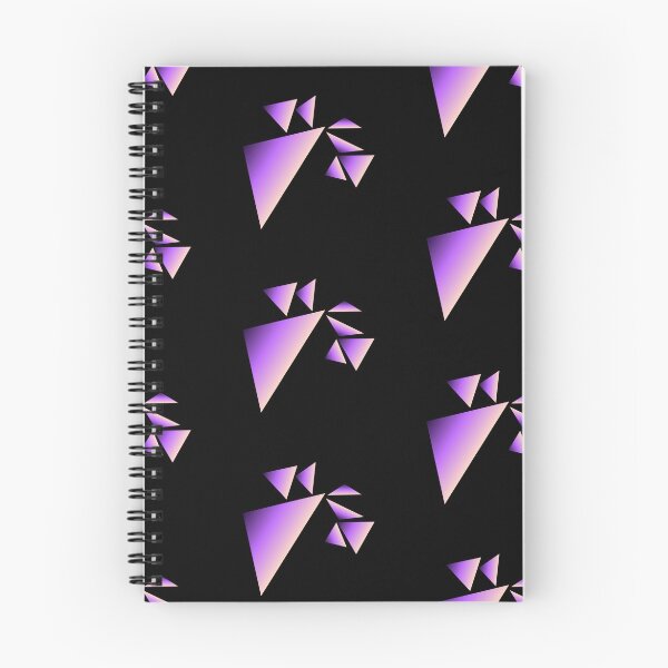 Item preview, Amethyst Purple Abstract Geometric Triangles designed and sold by Typomuse-studio.