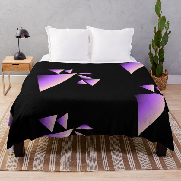 Item preview, Amethyst Purple Abstract Geometric Triangles designed and sold by Typomuse-studio.
