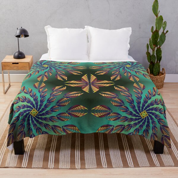 Item preview, Golden Leaf Spiral Mandala Pattern designed and sold by OIL Pattern Design .