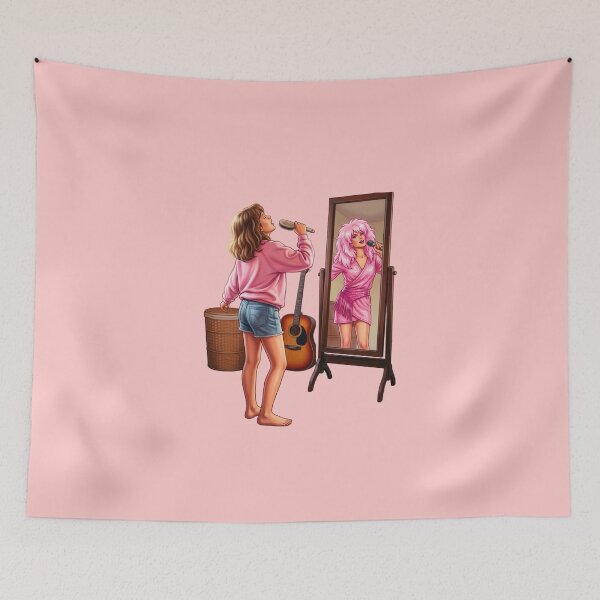 Item preview, Girl With Hairbrush singing as Jem designed and sold by RahniNM.