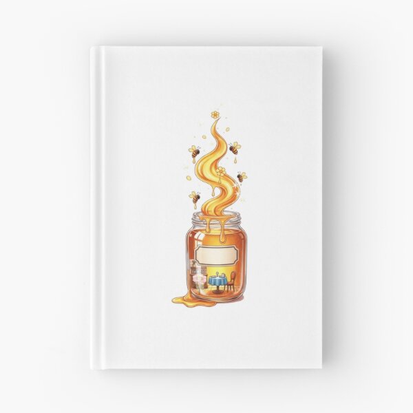 Artikelvorschau, Honigglas Golden Flow Essszene entworfen und verkauft von AbanoubStore.