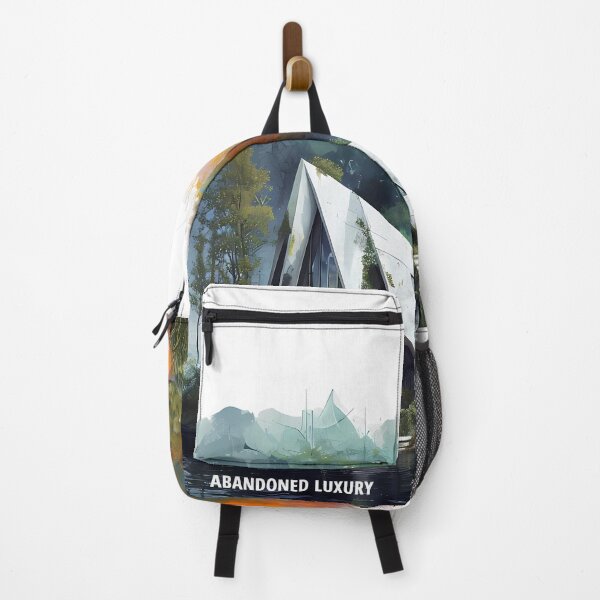 Item preview, ABANDONED LUXURY - Modern A-Frame Ruins Sketch designed and sold by Modern Nest Art.