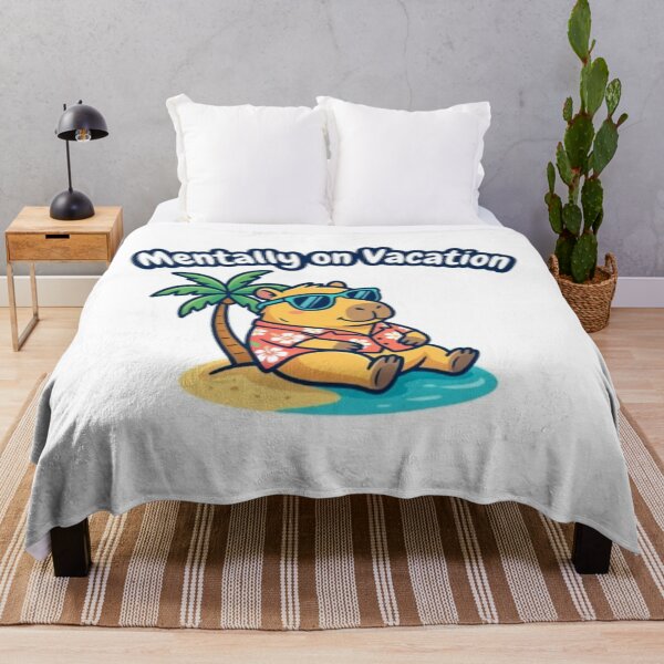Item preview, Chill Capybara Summer Beach Vibes designed and sold by Chromatic Artistry.