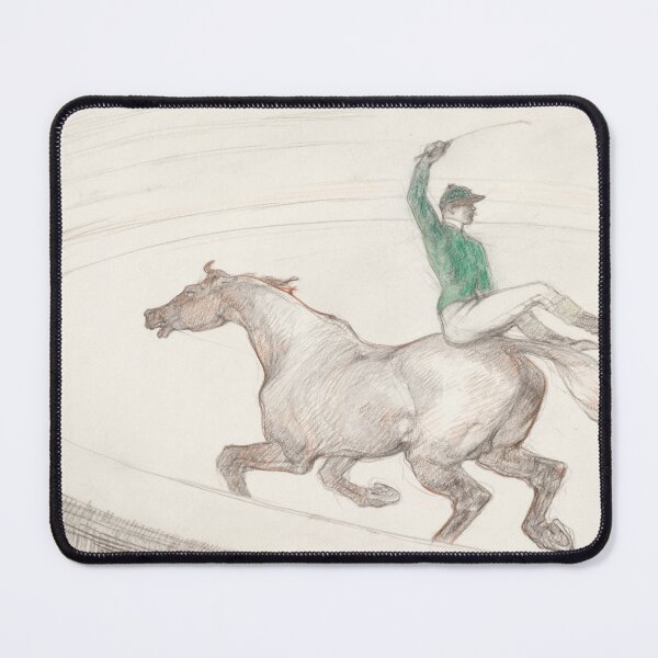 Item preview, At the Circus Jockey by Henri de Toulouse-Lautrec Vintage Equestrian Art Print designed and sold by artofuniverse.