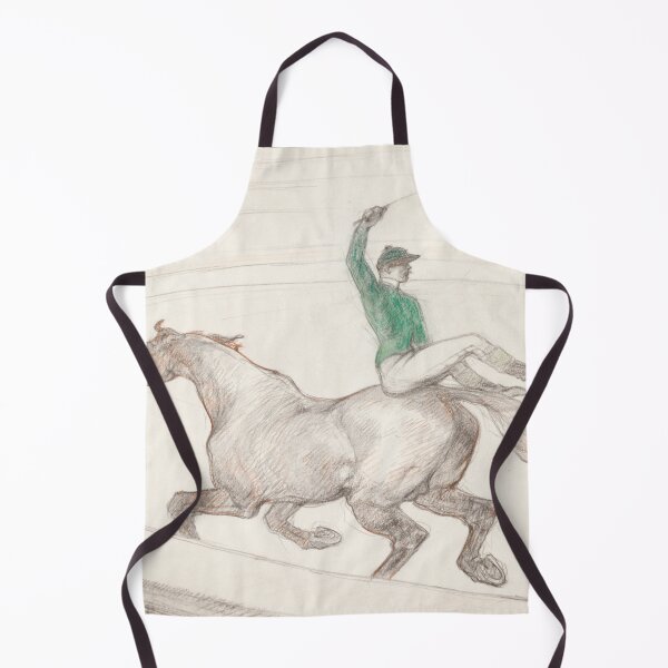 Artikelvorschau, Beim Zirkusjockey von Henri de Toulouse-Lautrec – Vintage-Kunstdruck zum Thema Reitsport entworfen und verkauft von artofuniverse.