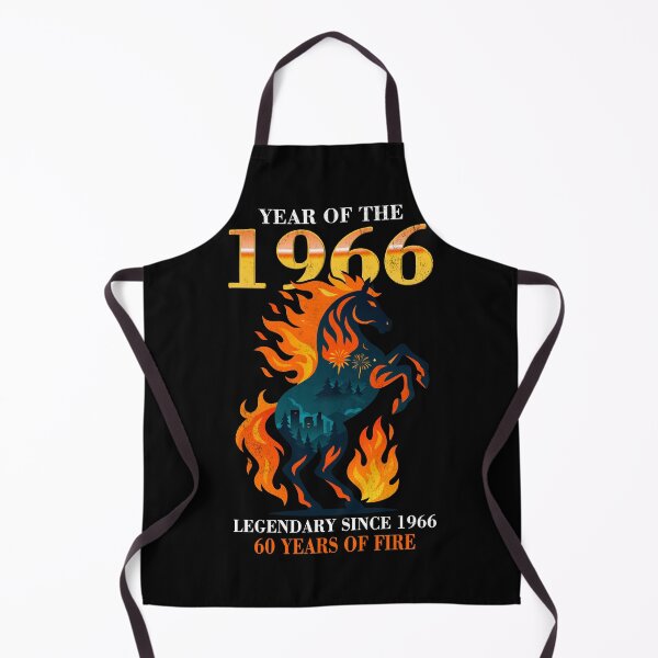 Item preview, Legendary 1966 Fire Horse 60th Birthday Vintage Retro Bday Gift designed and sold by FernaRoje.