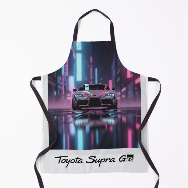 Item preview, Toyota Supra GR A90 Front View Neon Cyberpunk Polaroid Art designed and sold by Motorline44.