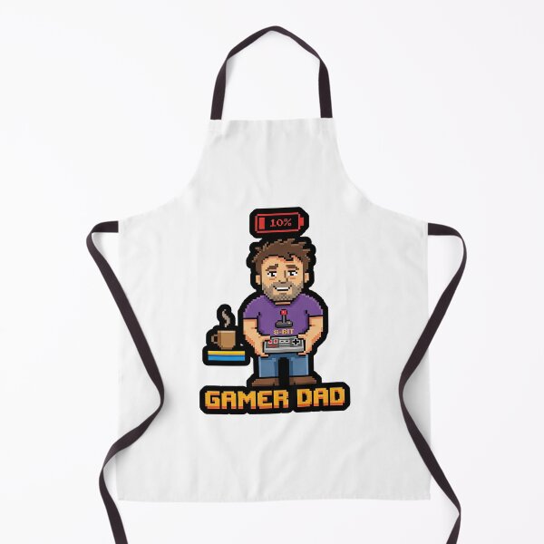 Item preview, Gamer Dad 8-Bit Pixel Art Low Battery Funny Gaming  designed and sold by GloriousIdiot.