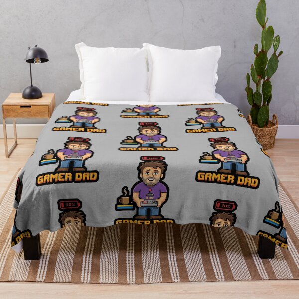 Item preview, Gamer Dad 8-Bit Pixel Art Low Battery Funny Gaming  designed and sold by GloriousIdiot.