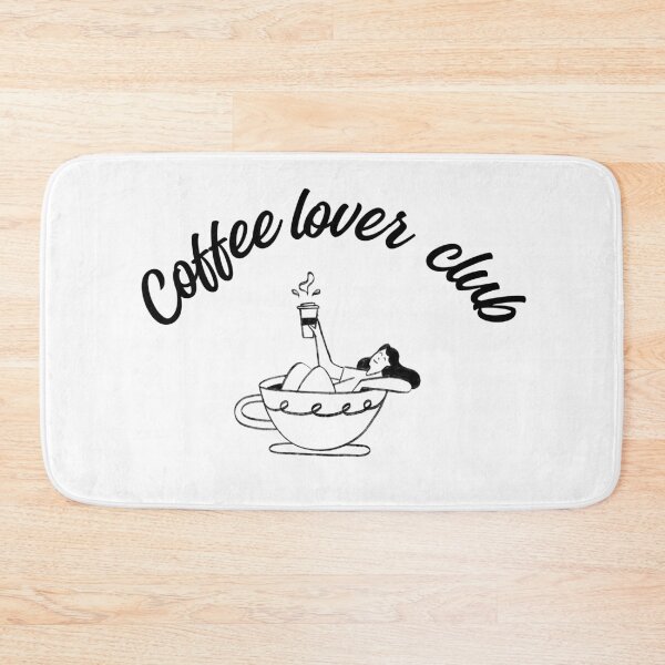 Item preview, Coffee Lover Club Illustration Art designed and sold by VibeoCanvasShop.
