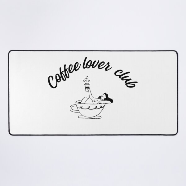 Item preview, Coffee Lover Club Illustration Art designed and sold by VibeoCanvasShop.