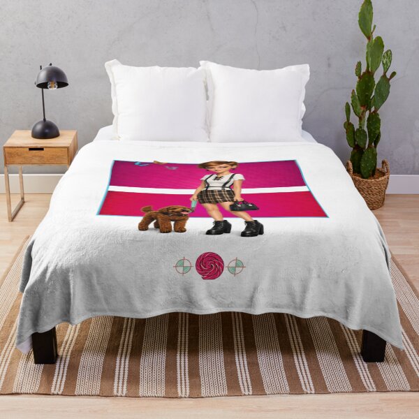 Item preview, Glam girl with dog and butterflies designed and sold by m-yoga-store.