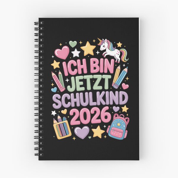 Artikelvorschau, Ich Bin Jetzt Schulkind 2026 Einhorn Einschulung Mädchen Schulanfang Erstklässler Motiv entworfen und verkauft von yoddel.