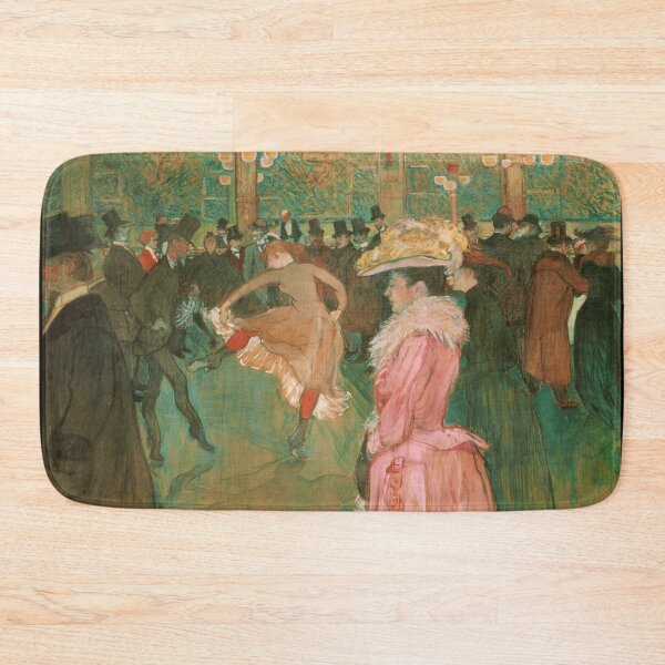 Item preview, At the Moulin Rouge The Dance by Henri de Toulouse-Lautrec Belle Époque Paris Cabaret Poster designed and sold by artofuniverse.