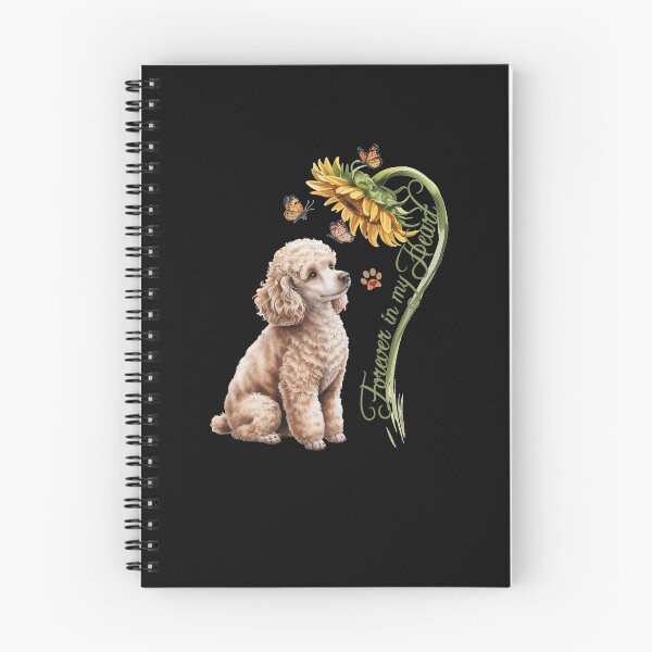 Item preview, Poodle Forever in My Heart Memorial Gift | Apricot Poodle Sunflower Butterfly Shirt | Poodle Mom Loss Gift | Poodle Lover designed and sold by Cute & Sassy Custom Gifting Boutiques.