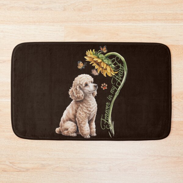 Item preview, Poodle Forever in My Heart Memorial Gift | Apricot Poodle Sunflower Butterfly Shirt | Poodle Mom Loss Gift | Poodle Lover designed and sold by tamdevo1.