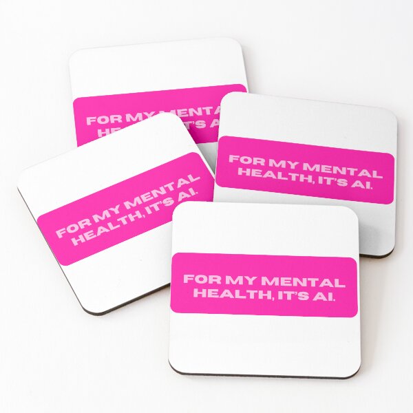 Item preview, FOR MY MENTAL HEALTH, IT'S AI. designed and sold by mareb203.