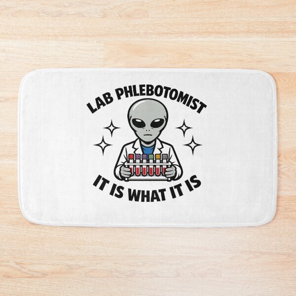 Item preview, Funny Alien Lab Phlebotomist Meme – Deadpan Medical Humor Sticker for Lab Week, National Phlebotomist Recognition Week Gift designed and sold by ClinicalHubs.