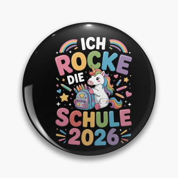 Item preview, Ich Rocke Die Schule 2026 Cute Unicorn Back To School Rainbow For School Star Kids designed and sold by yoddel.
