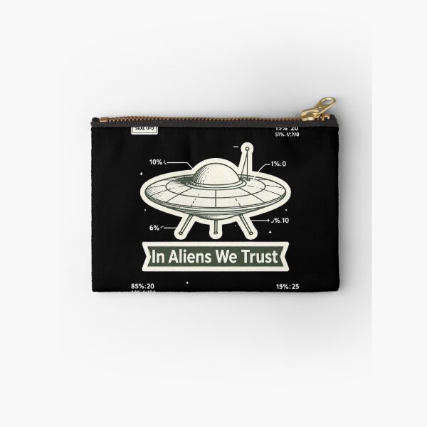 Item preview, RESIDENT ALIEN In Alien We Trust designed and sold by ALL ART .