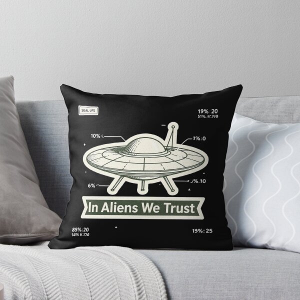 Item preview, RESIDENT ALIEN In Alien We Trust designed and sold by ALL ART .
