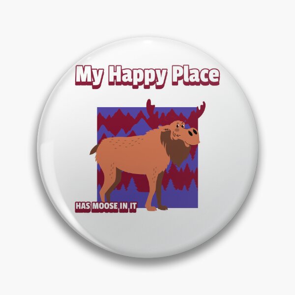 Item preview, My Happy Place Has Moose In It Hunting Moose designed and sold by Drippik.
