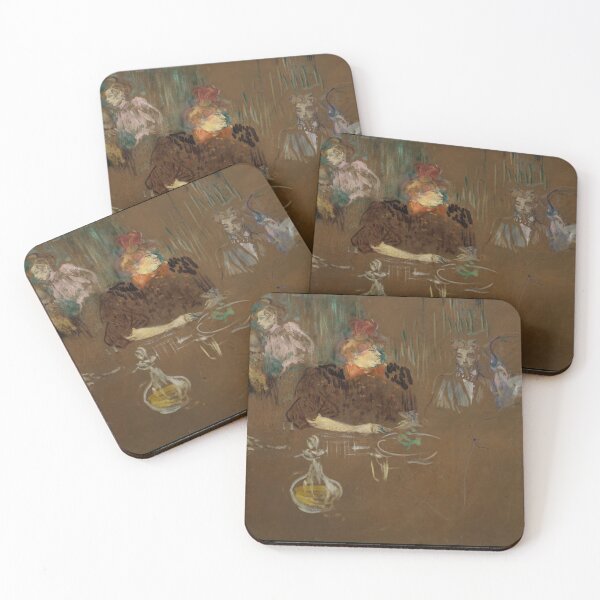 Item preview, At the Table of Monsieur and Madame Natanson by Henri de Toulouse-Lautrec Belle Époque Interior Poster designed and sold by artofuniverse.