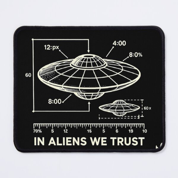 Item preview, RESIDENT ALIEN In Alien We Trust designed and sold by ALL ART .