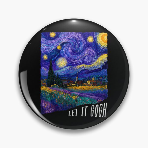 Item preview, Let it Gogh Funny Vincent Van Gogh Starry Night Design designed and sold by Juansustait.