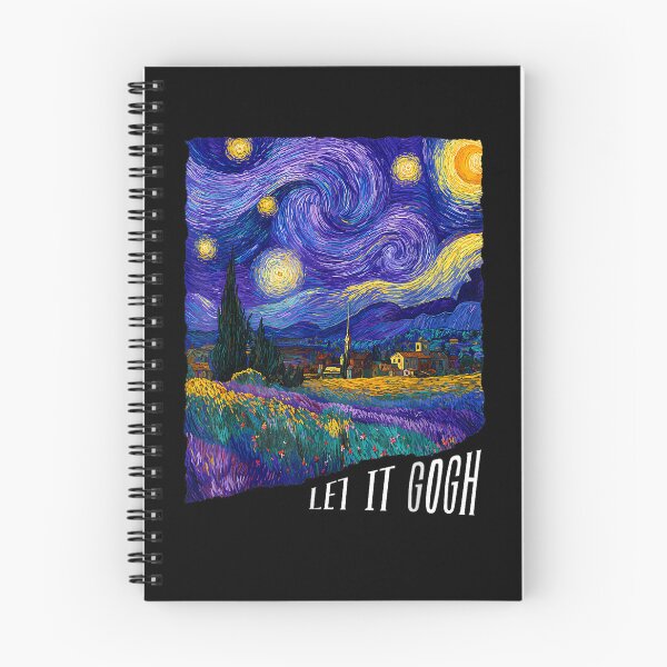 Item preview, Let it Gogh Funny Vincent Van Gogh Starry Night Design designed and sold by Juansustait.