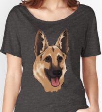 German shepherd dog head Relaxed Fit T-Shirt