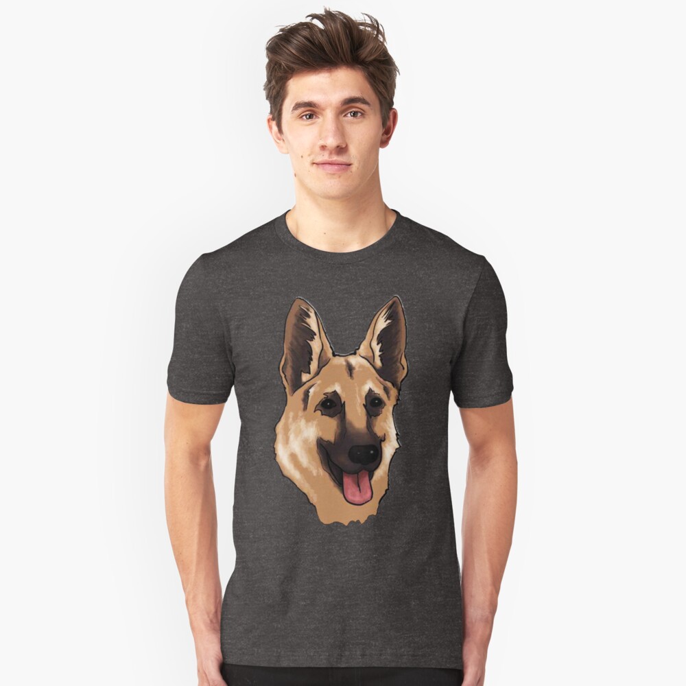 dog head t shirt