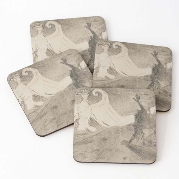 Item preview, Au Pied du Sinaï by Henri de Toulouse-Lautrec Symbolist Myth Fine Art Print designed and sold by artofuniverse.