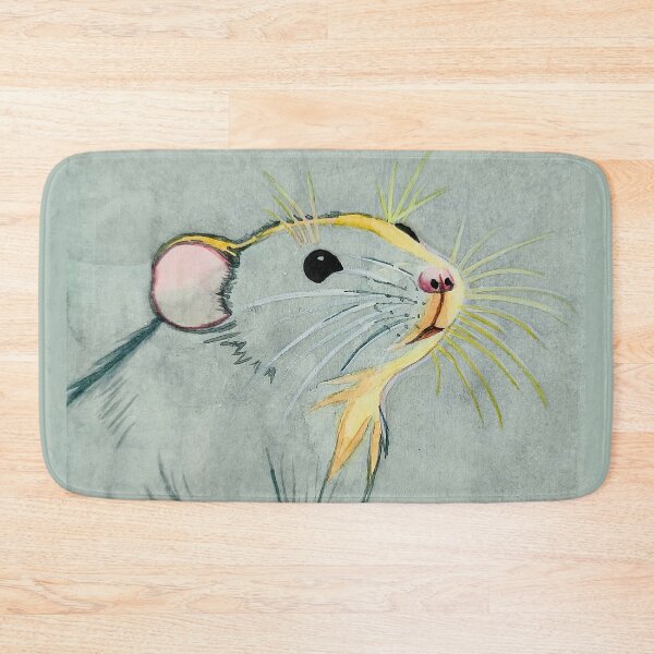 Item preview, Little mouse with light reflection – handmade in watercolor. designed and sold by Greitas.