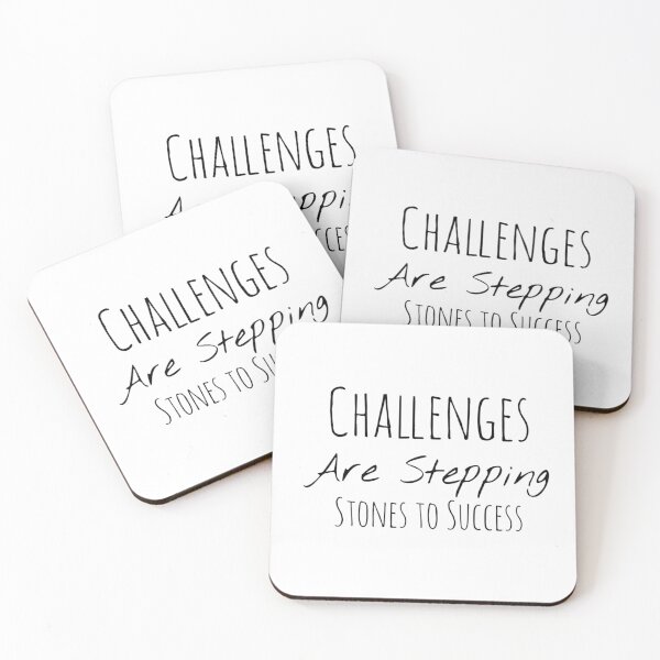 Item preview, Challenges Are Stepping Stones to Success – Resilience Affirmation designed and sold by Camila  Ardila.