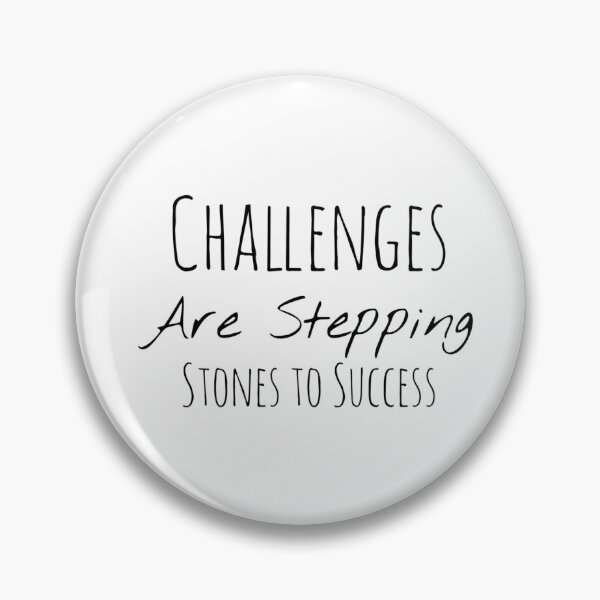 Item preview, Challenges Are Stepping Stones to Success – Resilience Affirmation designed and sold by Camila  Ardila.
