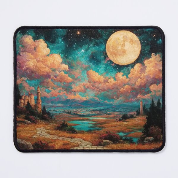 Item preview, Mystical Valley Under Full Moon designed and sold by Soul Garden Studio.