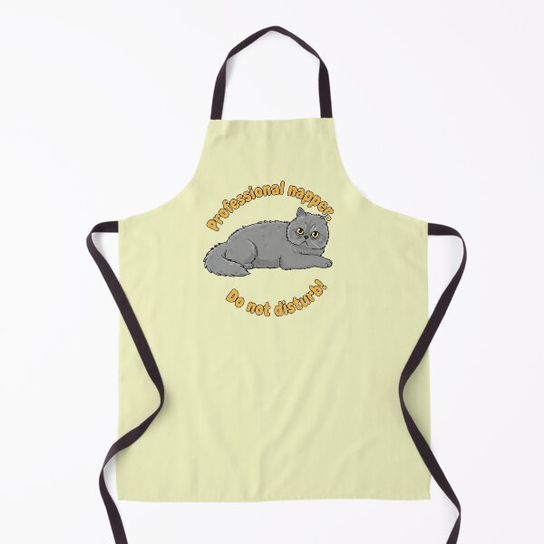 Item preview, Martin the Cat - Professional Napper Do Not Disturb Funny Quote - Grey Cat. designed and sold by naughty-raccoon.