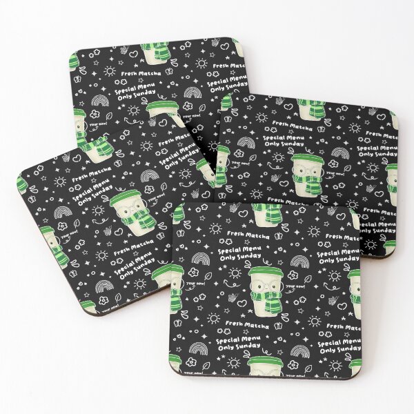 Item preview, Fresh Matcha Kawaii Doodle  designed and sold by Reicrea.