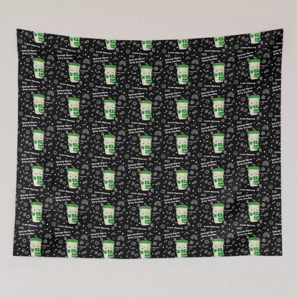Item preview, Fresh Matcha Kawaii Doodle  designed and sold by Reicrea.