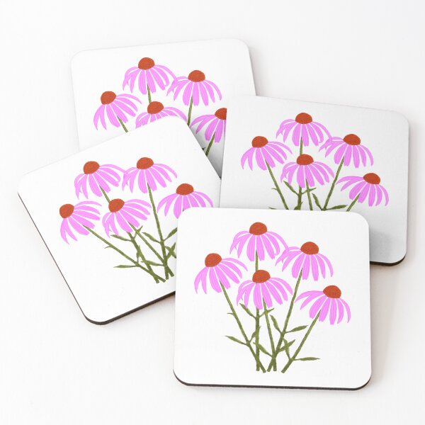 Item preview, Purple Coneflowers Art designed and sold by Artworks by Wilma.