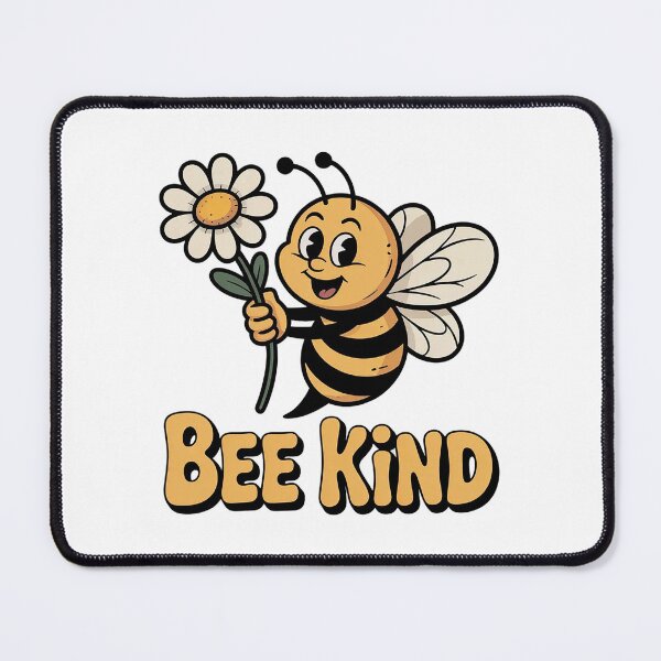 Item preview, Bee Kind Cute Bee Cartoon – Inspirational Kindness Quote Sticker Gift designed and sold by Cool-cat-art.