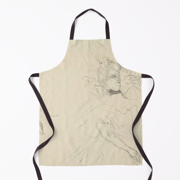 Item preview, Book Cover Study with Figures by Henri de Toulouse-Lautrec Minimalist Belle Epoque Sketch Print designed and sold by artofuniverse.