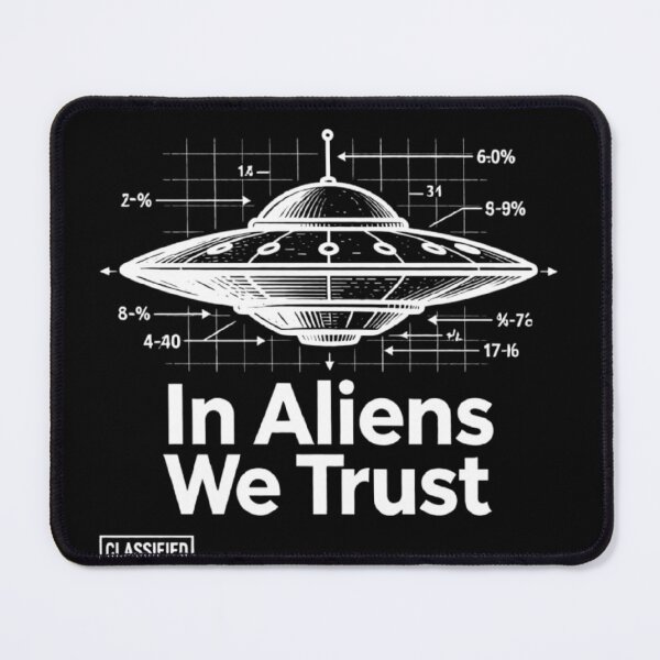 Item preview, RESIDENT ALIEN In Alien We Trust designed and sold by ALL ART .