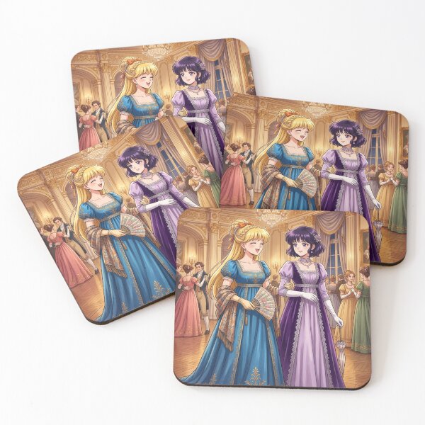 Item preview, Minako and Hotaru at the Ball designed and sold by Solace Sparkles.