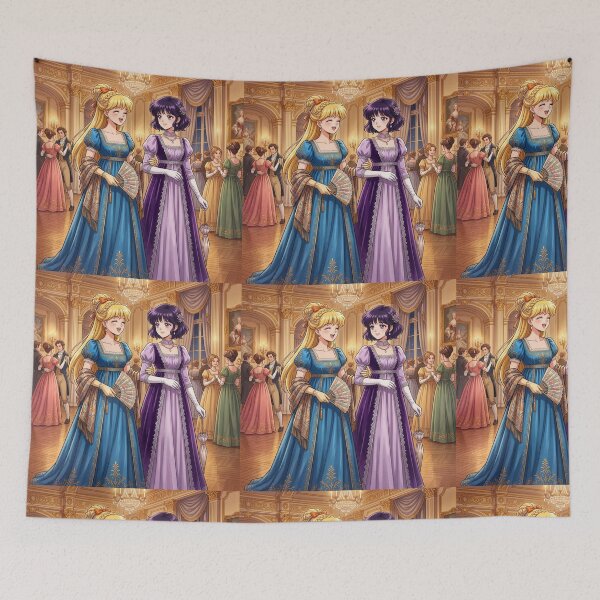 Item preview, Minako and Hotaru at the Ball designed and sold by Solace Sparkles.