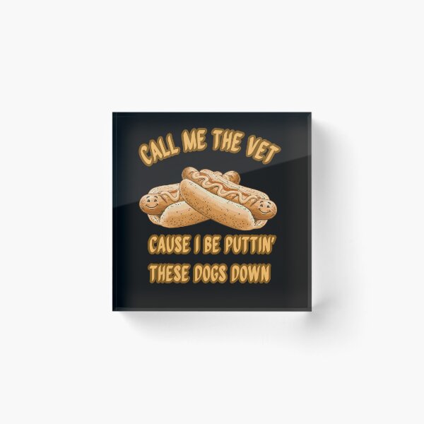 Item preview, Call Me The Vet - Funny Hot Dog Pun designed and sold by MikesLab.