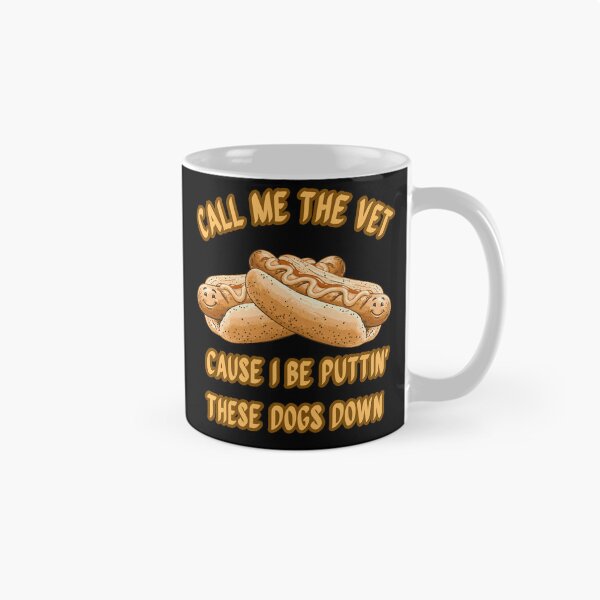 Item preview, Call Me The Vet - Funny Hot Dog Pun designed and sold by MikesLab.