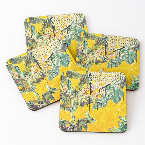 Item preview, Out of Paradise I – Vibrant Abstract Botanical by Maviie Mauer designed and sold by coniesheva.