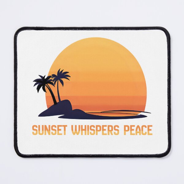 Item preview, Sunset whispers peace  for sunset lovers designed and sold by Telegant.